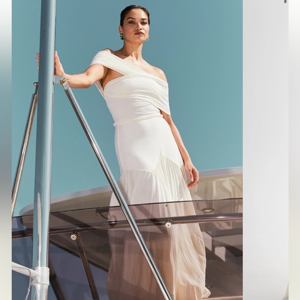 Lourdes off shoulder top and odette maxi skirt